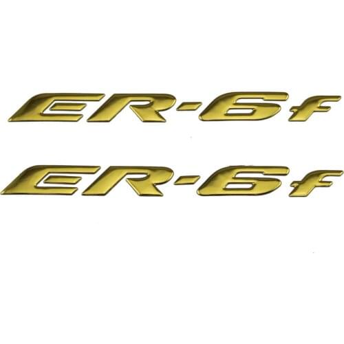 KODASKIN Motorcycle Raise 3D Stickers Emblem Touchable decals for ER-6F 2 pieces