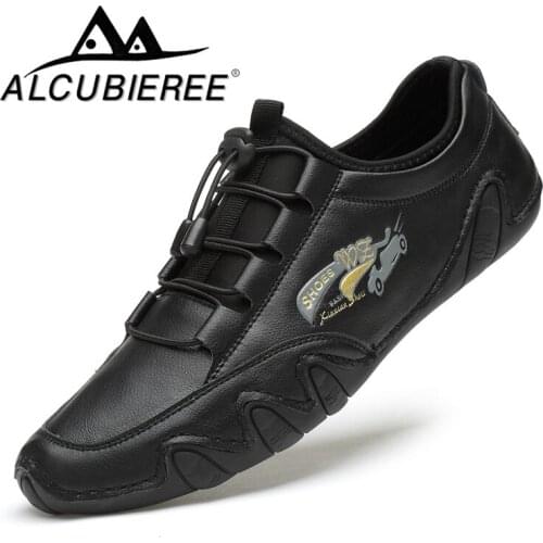 High Quality Men Shoes Genuine Leather Men Casual Shoes Summer Mens Loafers Slip-on Soft Mens Flat Shoes Driving Shoes Leather