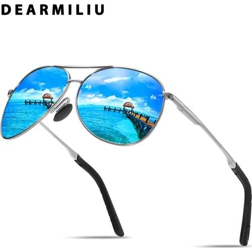 DEARMILIU 2019 Mens Polarized Sunglasses Women Driving classic Pilot Sun Glasses Eyewear Goggle UV400 Gafas De Sol For Men