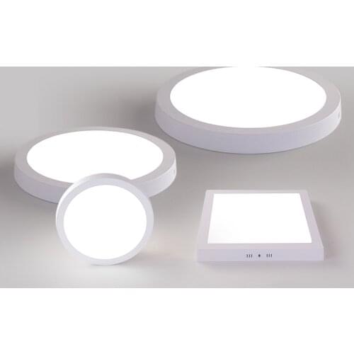 Nordic LED Ceiling Lamp for Bedroom Ultra Surface Mounted LED Ceiling Panel Light 6W 12W 18W 24W for Corridor Aisle Balcony 220V