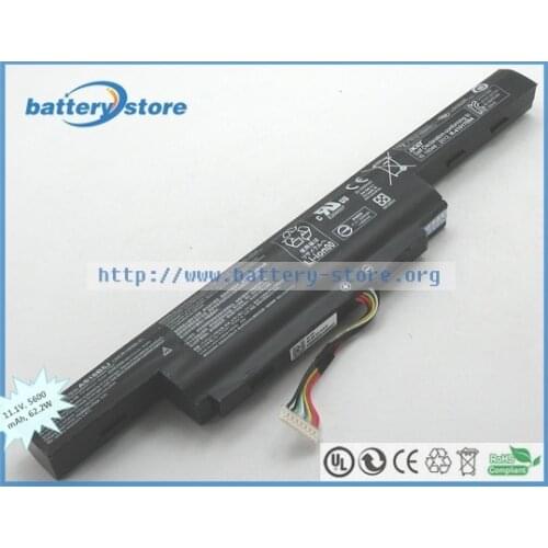 New Genuine laptop batteries for Aspire E5-575G,AS16B8J,E15 E5-575-33bm,3ICR19/66-2,11.1V,6 cell