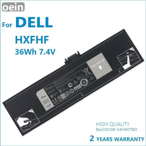 Oein Genuine HXFHF Laptop Battery For Venue 11 Pro (7130) 11 Pro (7139) 11 Pro 7310 HXFHF VJF0X 7.4V 36WH Free 2 Years Warranty