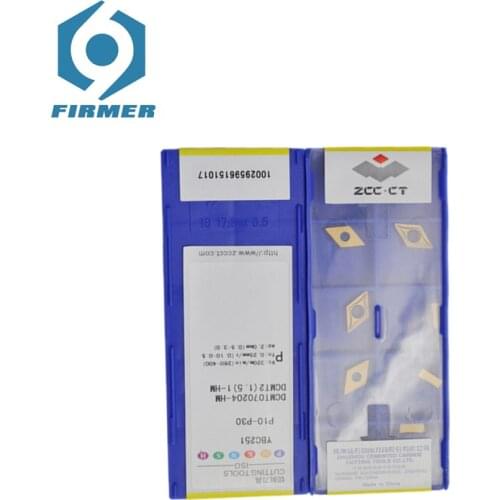 Original CNC Blade DCMT070204 DCMT11T304 YBC251/252 Carbide Inserts Lathe Internal Turning Tool Cutting Tool Lathe Blade