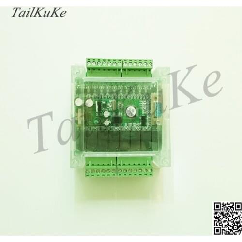 PLC industrial control board compatible with FX1N 20MR MT online download monitoring power failure to maintain step pulse