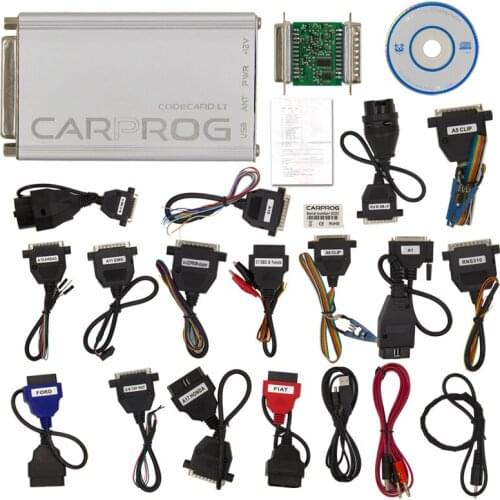 Newest Carprog ECU Programmer V10.93 Auto Programmer For Airbag Repair Tools ECU Chip Tunning Car Prog V10.05 with Full Adapters