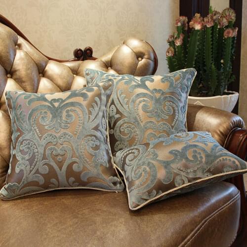 Luxurious Flocking Velvet Pillow Cover Decorative Cushion Cover Home Decor Pillow Decorative Throw Pillows Pillow Case