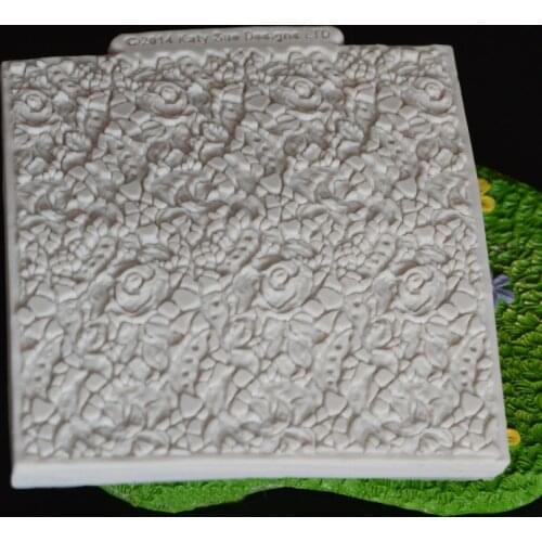 Silicone Rose Flower Shape Cake Decoration Mold DIY Cake Baking Tools Fondant Cake Mold Rose Printing Silicone Mold