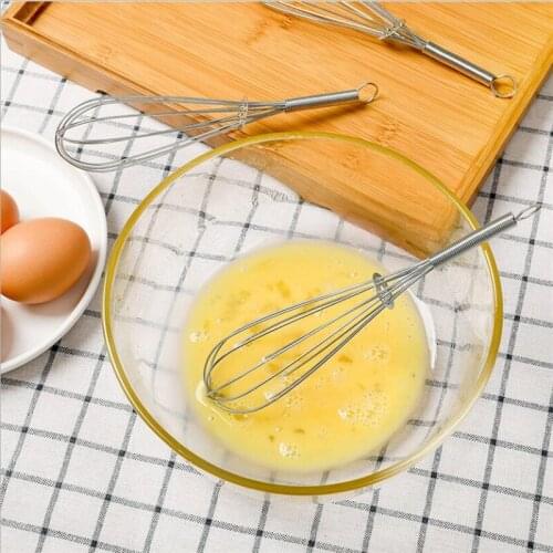 Egg Whisk Stainless Steel Egg Whisk Kitchen Wire Balloon Whisk Milk Egg Beater Egg Mixing Mixer Tools