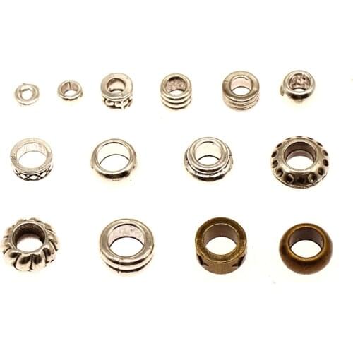 High Quality Round Big Hole Beads Charms For Bracelet Necklace Jewelry Diy Craft Accessory