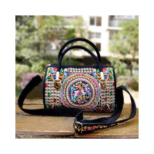 Fashion Multi-use embroidery Women Small bags!Hot vintage Lady casual embroidered Shoulder&Handbags Nice Bohemian Shopping bags
