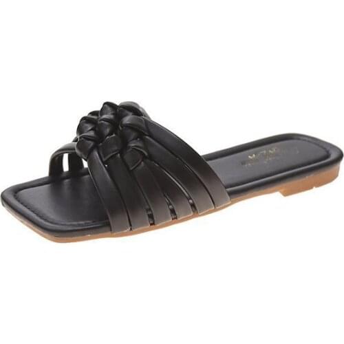 2021 Summer Women Sandals New Casual Fashion All-Match Elegant Refined And Beautiful Roman Flat-Bottomed Bohemian Sandals