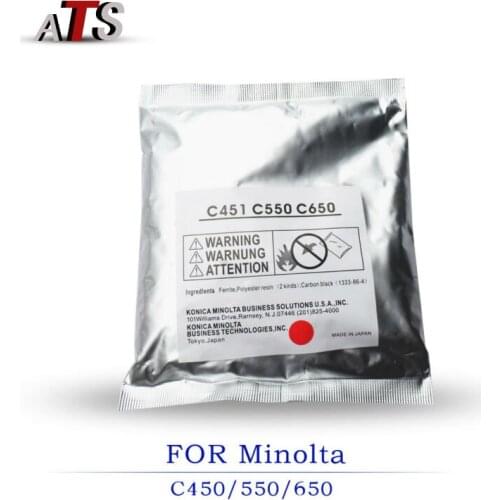 400g CMYK Color Developer Powder For Konica Minolta C452 C552 C652 C450 C550 C451 C650 Toner Developer Powder copier parts