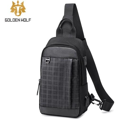 2021 Men One Shoulder Backpack Male Sling Bag Crossbody USB Boys Cycling Sports Travel Versatile Man Fashion Bag Student School