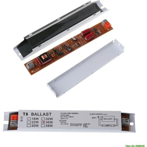 220-240V AC 36W Wide Voltage T8 Electronic Ballast Fluorescent Lamp Ballasts
