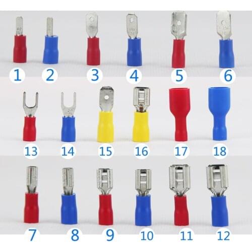 320pcs/lot Plug spring! Terminal box male and female pre-insulated connectors cold-pressed