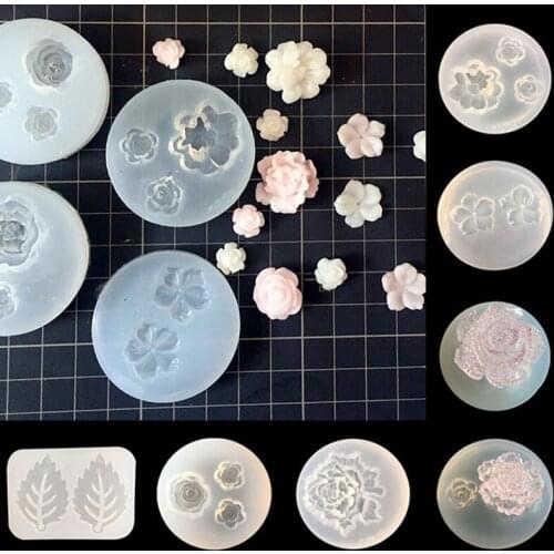 3D Peony Flower Handmade Soap Silicone Mold Chocolate Sugarcraft Ice Pastry Baking Tool Mould Soap Mold Cake Decorator