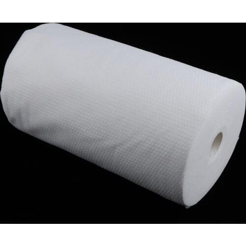 90pcs Disposable Massage Cotton Paper Roll Sheet For Drying Hotel 26x70cm