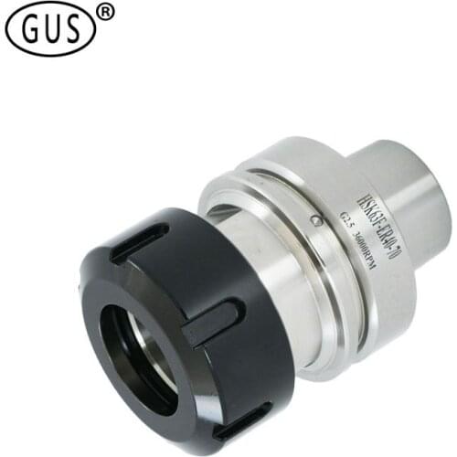 GUS HSK63 tool holder HSK63F ER16 ER20 ER25 ER32 ER40 engraving machine woodworking machine high precision HSK63F knife handle
