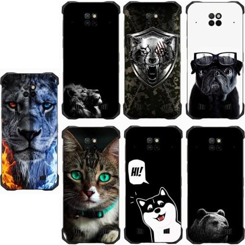 For Doogee S88 Pro Case Wolf Silicon TPU Fundas for Doogee S88 Shell Bag Housing Phone Cases for Doogee S88 s88pro s 88 coque