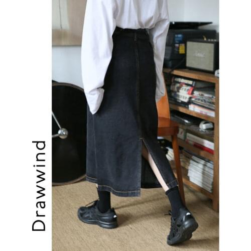 HNMCHIEF Denim Skirts For Women