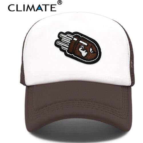 CLIMATE N-bomb Bomb Nuclear Trucker Cap Bomb Atomic Cap Nuke Hat Little Boy Baseball Cap Cool Summer Mesh Hip Hop Cap