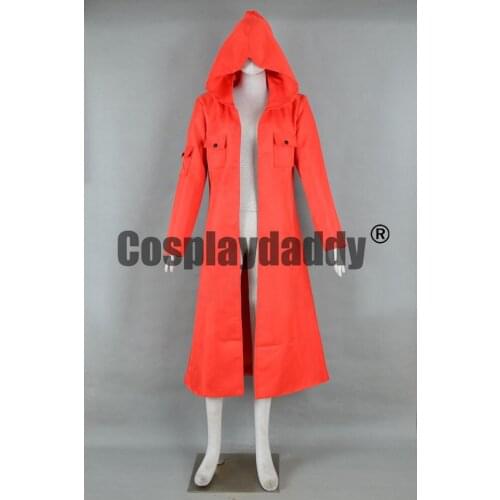 Guilty Crown: Lost Christmas Scrooge Red Outfit Cosplay Costume F006