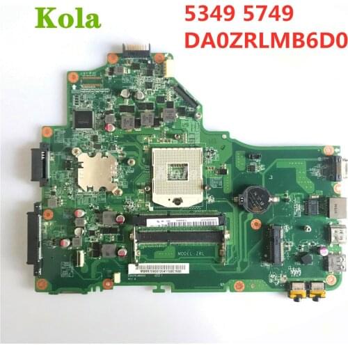 For Acer Aspire 5349 5349Z 5749 5749Z DA0ZRLMB6D0 ZRL MBRR706001 MB.RR706.001 Laptop Motherboard HM65 100% fully tested