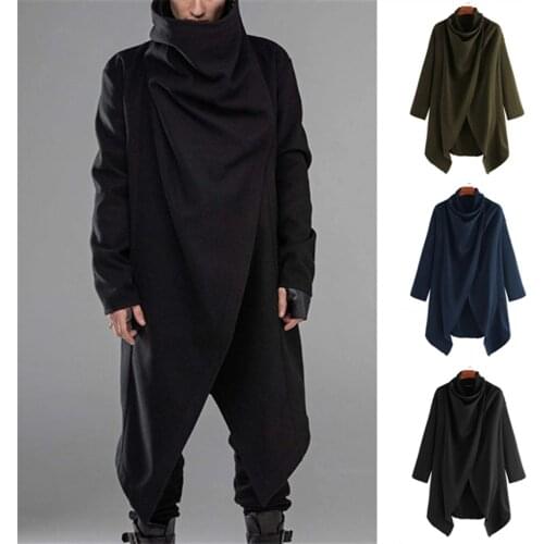 Men Top Coat Jubba Thobe Muslim Fashion Cloak Windbreaker Islamic Clothing Turkey Kaftan Caftan Saudi Arabia Dubai Cardigan Man