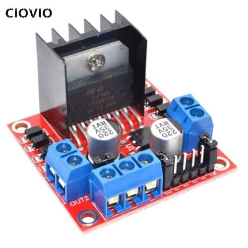 L298N Driver Board Module L298N Stepper Motor Smart Car Robot Breadboard Peltier High Power L298 DC Motor Driver for Arduino