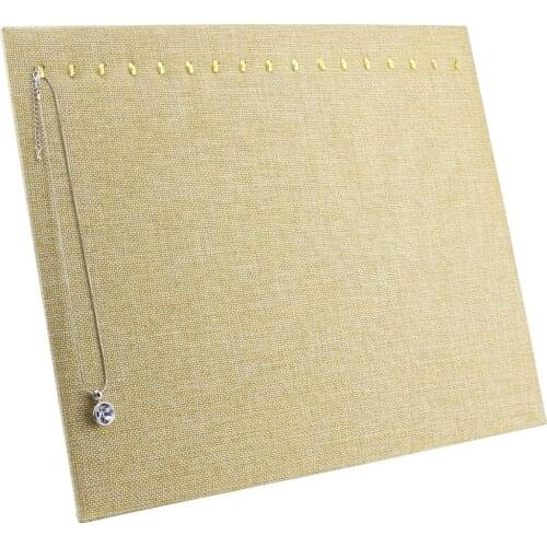 SZanbana Camel Women And Girls 17 Hook Necklace Bracelet Display Stand Necklace Jewelry Tray Jewellery Holder Display Organizer