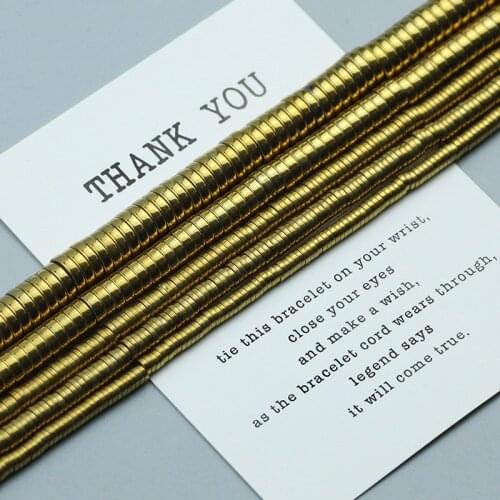 Plating Gold Flat Round Hematite Beads COIN Natural Stone Spacer Loose bead for Jewelry Making Bracelet Necklace DIY 3 4 6 8mm