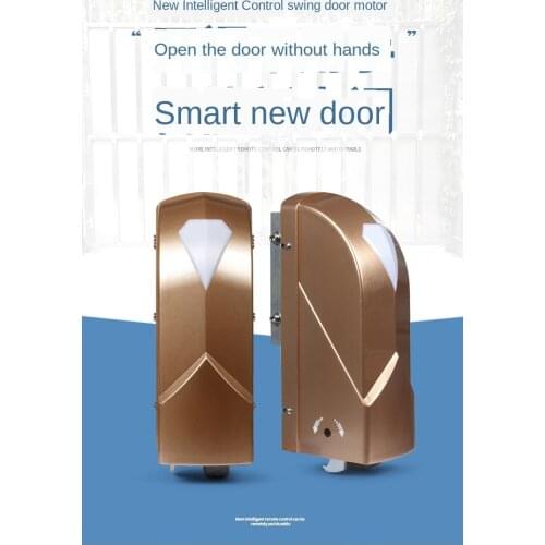 Remote control electric eight-character swing door opener automatic folio door villa courtyard gate double door motor