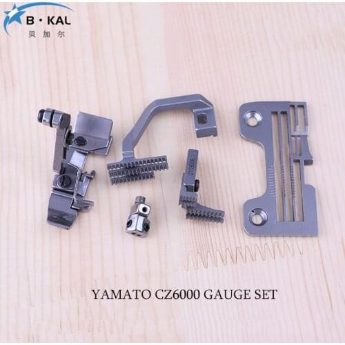 YAMATO CZ6000 Five lines gauge set overlock sewing machine parts 6208002+6209000+2157057+2105912