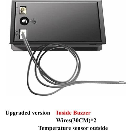Upgraded Battery Capacity Indicator with Voltage Alarm & Thermometer DC 10-100V Li-ion Lifepo4 Lead acid Battery Monitor