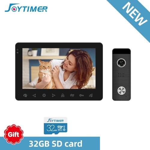 Joytimer 1200TVL Video Door Phone System for Home Wide Angle Doorbell 7 Inch Wide-Angle Camera With Night Vision