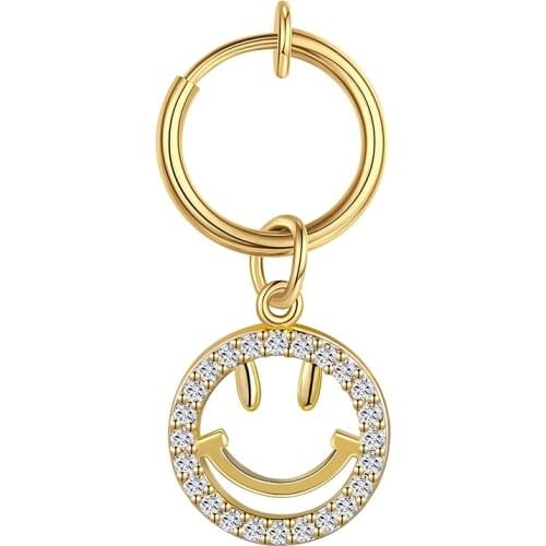 Gold Fake Clip On Navel Belly Button Rings Fake Clip on Earrings Belly Piercing Ombligo Non Piercing Navel Ring Body Jewerlry