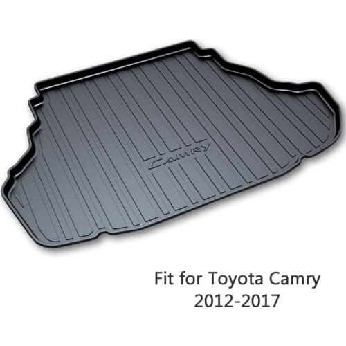 For Toyota Camry XV50 2012 2013 2014 2015 2016 2017 Boot Liner Anti-slip mat Accessories 1Set Car Cargo rear trunk mat