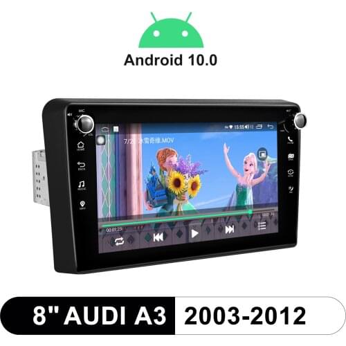8 Inch octa core Android 10.0 Head Unit Car Navigation System For Audi A3 2003-2012 Car Radio Bluetooth Fast Boot Audio Stereo