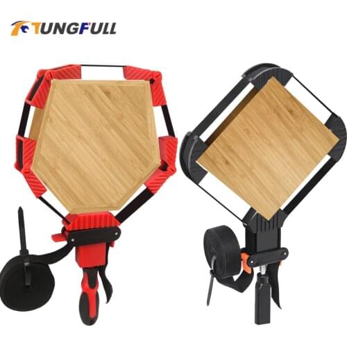 Quick Adjustable Band Tool Clamp 4M Nylon 90 Degres Belt Pipe clamp Woodworking Tools Multifunction Belt Clamping Tools