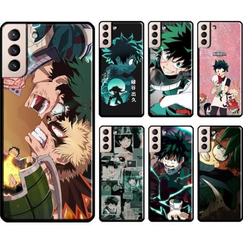 Boku no hero Academia Izuku Midoriya Deku Phone Case For Samsung Galaxy S21 S20 Ultra Note 20 Note 10 S8 S9 S10 Plus S20 FE Case