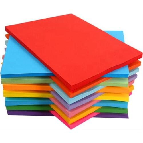 20sheets A4 color paper wrapping paper copier printing 8.26x11.69 inch children material handmade colour origami paper