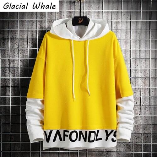 Glacial whale Men's Printed Hoodies