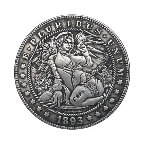 Hobo Nickel 1893-S USA Morgan Dollar COIN COPY Type 150