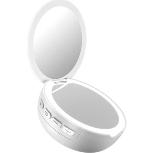 Creative Wireless Bluetooth Speaker Beauty Makeup Mirror with LED Fill Light null