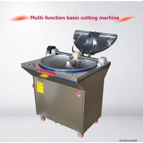 Multi-function basin-type vegetable cutter Commercial chopping vegetable machine automatic vegetables cutting machine 180KG/H