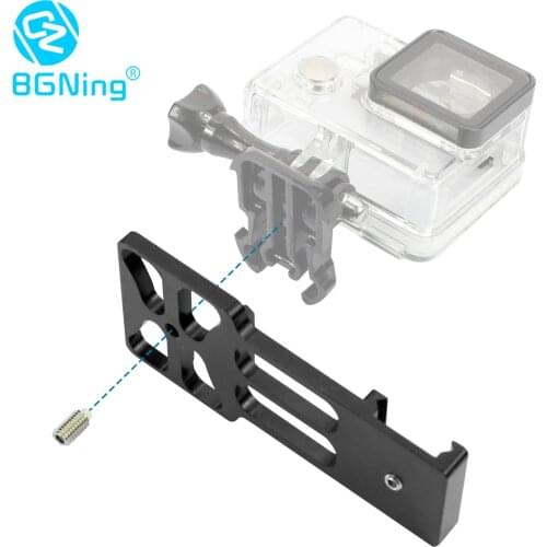 Upgrade 20mm Action Camera Gun Side Rail Mount Holder Motion Adapter for GoPro 7 6 5 4 Sony Yi 4K phone for Rifle Pistol Hunting