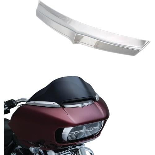 Motorcycle Chrome Air Flow Fairing Vent Accent for Harley Road Glide FLTRU 2015 2016 - 2019 Custom