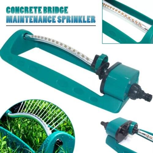 New15 Holes Oscillating Lawn Watering Sprinkler Garden Pipe Connector Garden Spray Lawn Garden Yard Irrigation System