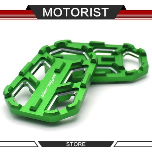 Motorcycle Billet Footrest For Kawasaki Versys 650 X300 X1000 VERSYS 650 X-300 X-1000 Wide Pedals Pedal Rest Footpegs