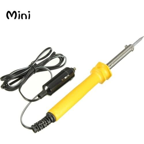 12V DC 30W Electric Soldering Iron Handle Heat Pencil Solder Station Rework Lighter Socket Auto Car Repair Solder Iron Tool
